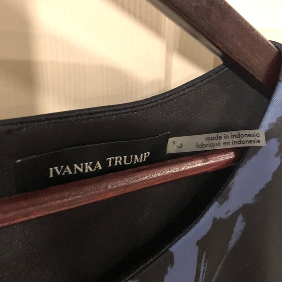 IVANKA TRUMP Black pattern cocktail dress - 16 - Picture 2 of 7